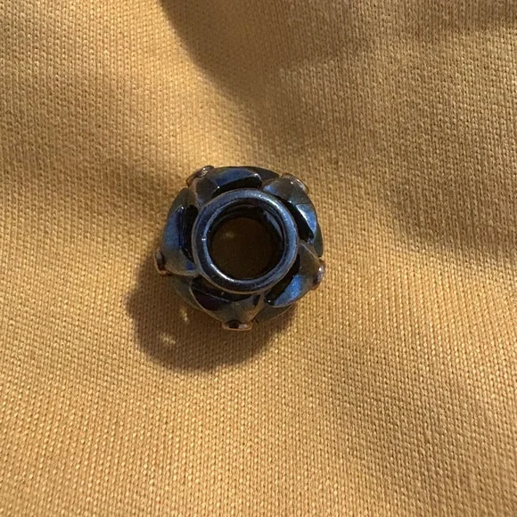 RARE & Authentic retired Pandora Stella Star Oxidized Charm - Picture 3 of 7